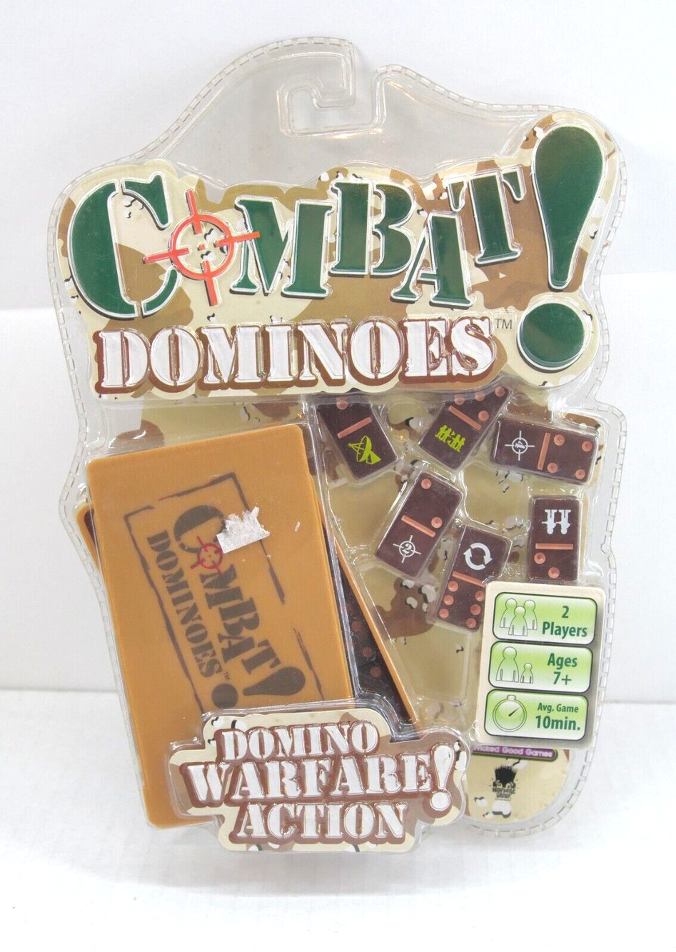 COMBAT DOMINOES Scarce NEW Sealed Haywire Games / Wicked Good Games 2005 Dominos